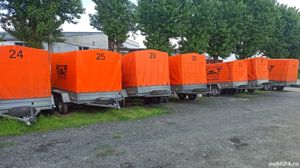 inchirieri Trailere pentru dube sau camionete platforme transport vehicule utilitare, slep remorci - imagine 7