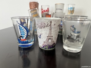 Minicolectie păhărute decorative de prin vacante adunate