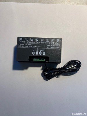 Termostat controler senzor de temperatura NTC cu display si releu AC 220V - imagine 2