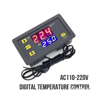 Termostat controler senzor de temperatura NTC cu display si releu AC 220V
