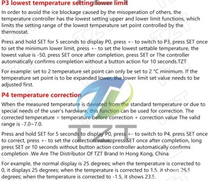 Termostat controler senzor de temperatura NTC cu display si releu AC 220V - imagine 8
