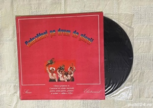 vinil vinyl cutezatori pe drum de glorii :soimii patriei, pionieri, scolari 1987