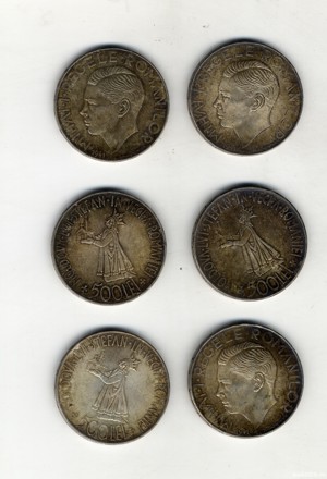 Achizite Monede Argint Romania Regele Mihai Carol II Carol I 5 lei 1880 200 lei 500 lei 250 lei - imagine 2