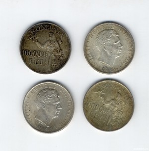 Achizite Monede Argint Romania Regele Mihai Carol II Carol I 5 lei 1880 200 lei 500 lei 250 lei - imagine 4