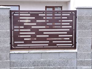 Poarta si panouri de gard Traforate - imagine 5