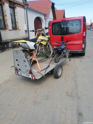 vand remorca moto cross enduro atv din 2017, 2 posturi - imagine 5