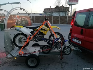 vand remorca moto cross enduro atv din 2017, 2 posturi - imagine 10