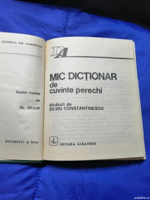 Mic dictionar de cuvinte perechi - imagine 3