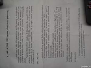 Convertor Televiziune Prin Cablu C100 Produs nou - imagine 3