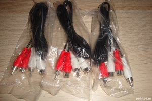 cablu audio prelungitor 2x rca - 2x rca mama lungime 1.5m - imagine 2