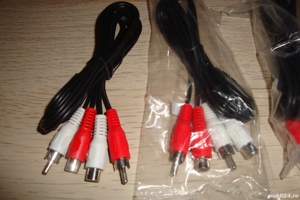 cablu audio prelungitor 2x rca - 2x rca mama lungime 1.5m - imagine 4