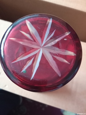 Vaza de cristal - 2 bucati - imagine 2