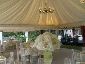 Inchiriez corturi nunta, corturi  terase, pardoseala, mobilier evenimente - imagine 8