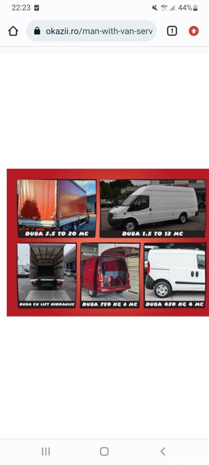 ****transport cu basculabila si duba inchisa orice marfa*mobila*moloz - imagine 5