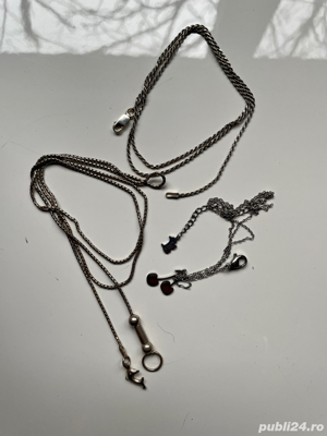 vând diverse bijuterii, simple sau cu pietre, din argint marcat