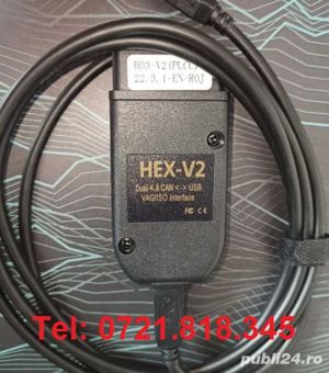 Diagnoza VCDS VAG COM HexV2 25.3 Engleza, Romana, Germana - imagine 3