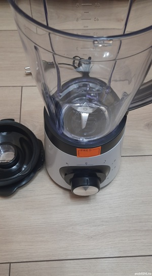 Blender 600 w cu 5 trepte, 1,5 l, cutite otel inoxidabil,Nou! - imagine 2