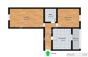 Apartament cu 2 camere balcon situat in zona Vasile Aaron din Sibiu - imagine 8