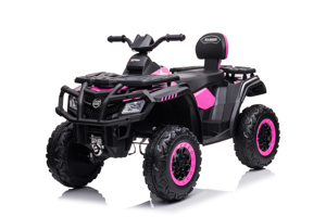 ATV electric Kinderauto S615 4x45W 24V, roti moi, scaun tapitat - imagine 3