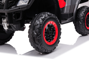 ATV electric Kinderauto S615 4x45W 24V, roti moi, scaun tapitat - imagine 7