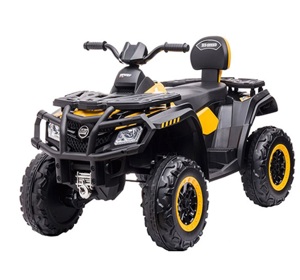 ATV electric Kinderauto S615 4x45W 24V, roti moi, scaun tapitat - imagine 2
