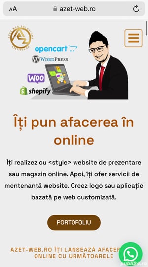 Magazin online, site de prezentare, web design