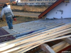 dulgherie acoperis casa mansardari montaj tabla - imagine 2