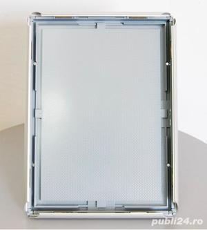 Rame click aluminiu mat cu folie antireflex pt postere, afise A1,A2,A3 - imagine 2