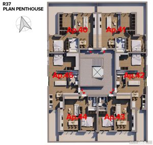 Apartament Penthouse ARED CITY  R37 - COMISION 0% - imagine 8