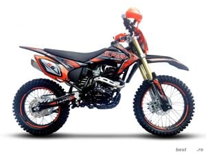 Moto Cross BEMI 250cc Dirtbike ALFARAD 19 17" R6 - imagine 2