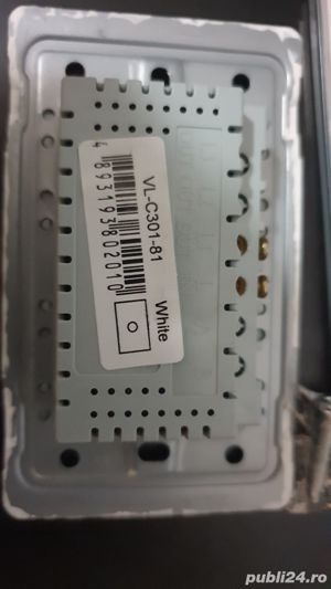 Intrerupator touch simplu, Alb, Livolo, Standard italian - imagine 2