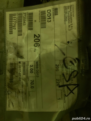 Tabla neagra -inox - rola - colac pentru stanta NOua - imagine 9