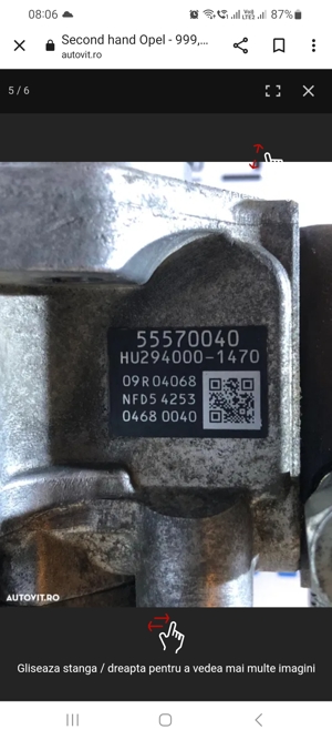 Vând ,,Pompa de înaltă" Opel Astra J 1.6 cdti 110cp , tavita portbagaj Opel Astra H break Umbrella,  - imagine 2