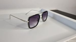 Ochelari de soare Dita Flight - Iron Man - Tony Stark - Rama argintie - Lentile albastre - imagine 8