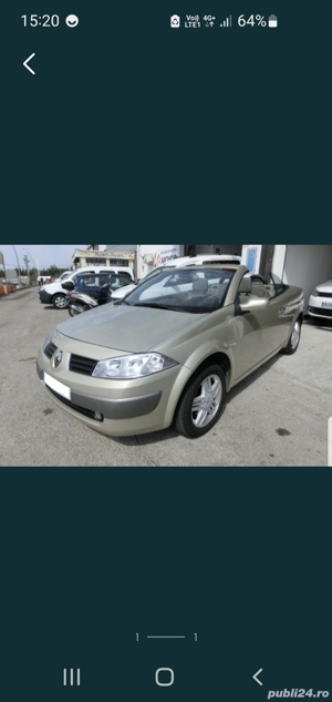 dezmembrez renault megane cabrio an 2006