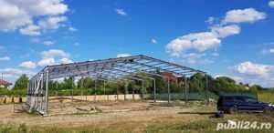 vand hale metalice confecționate din europrofile 