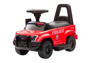 Masinuta electrica de politie Kinderauto Police 30W 6V cu megafon si music player, bluetooth