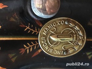 Masina de cusut Singer, piesa vintage, perfect functionala - imagine 3