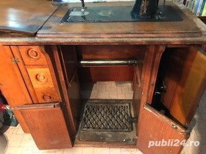 Masina de cusut Singer, piesa vintage, perfect functionala - imagine 2