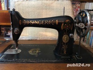 Masina de cusut Singer, piesa vintage, perfect functionala