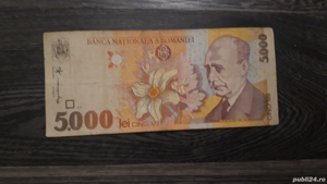 Bancnota de 5.000 de vînzare  - imagine 1