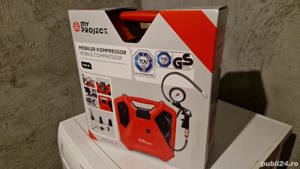 compresor 1100W 8 bari + pistol manometru  - imagine 2