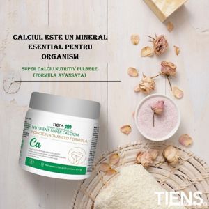 Super calciu nutritiv pulbere 250g (formula avansata, cura 25 zile)