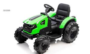 Tractoras electric cu remorca basculabila Kinderauto SX2068 - imagine 4