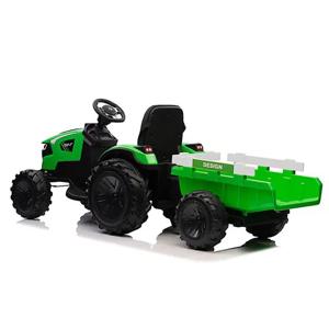 Tractoras electric cu remorca basculabila Kinderauto SX2068 - imagine 3