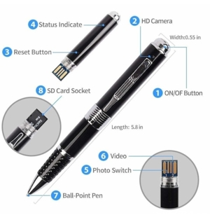 Pix Spion Camera 1080 HD si Microfon