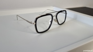Ochelari de Soare Dita Flight - Tony Stark - Iron Man - Rama Argintie Lentile transparente