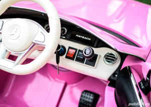 Masinuta electrica pentru copii Mercedes S650 MAYBACH 12V, - imagine 7