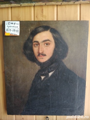 Tablou Gheorghe Lemeni.Autoportret.