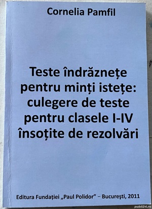  Teste indraznete pentru minti istete, Cornelia Pamfil